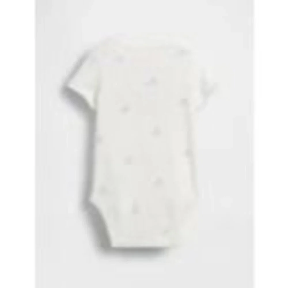 GAP Baby-Boys Short Sleeve Logo Bodysuit - NWT - 0-3M